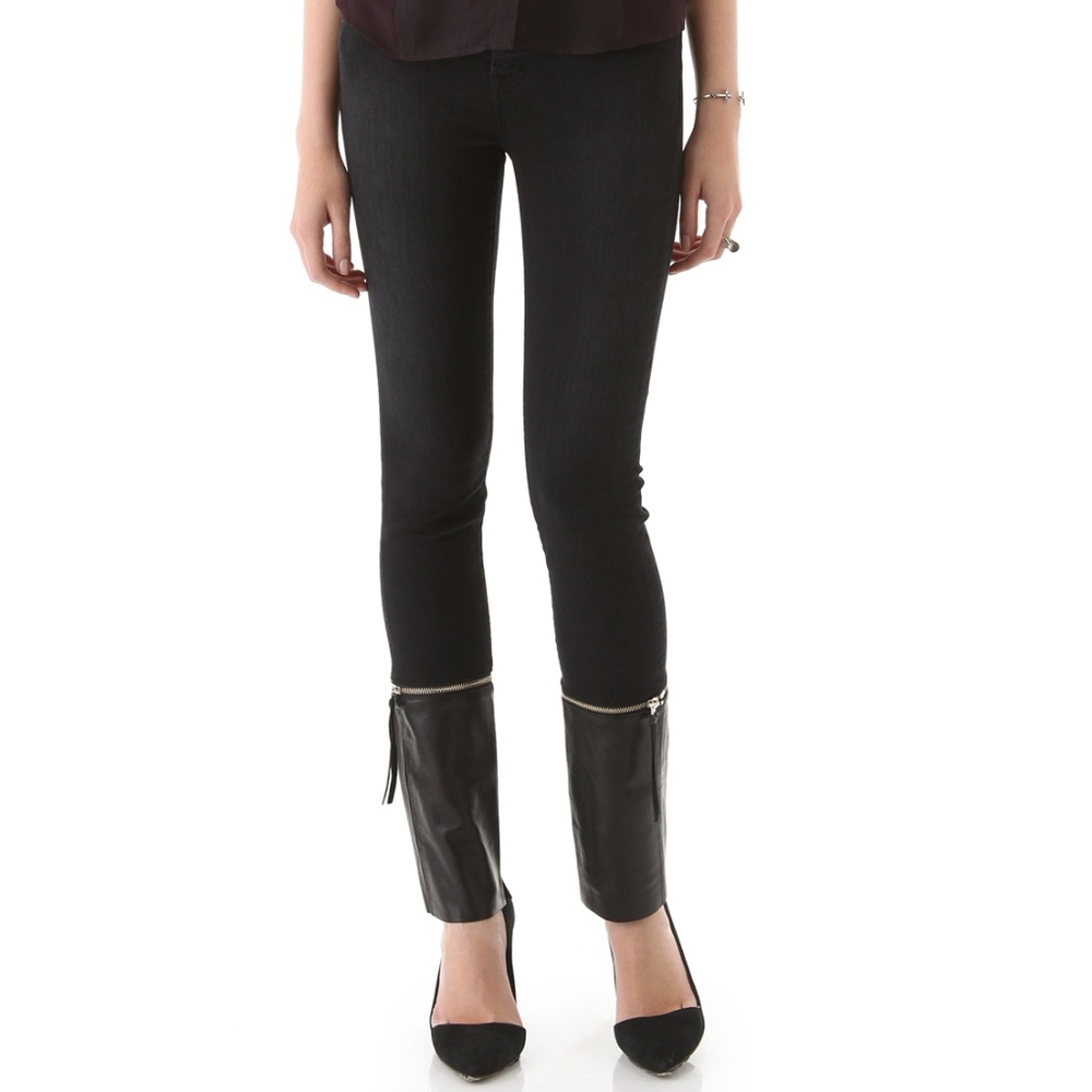 J Brand Viv Zip Off Skinny Jeans